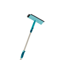Leifheit raamwisser met borstel (28 cm) en telescoopsteel (110 - 190 cm) SLE00057