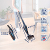 Leifheit steelstofzuiger met kruimelzuiger - rotaro powervac 2in1 (20v) SLE00214 - 2