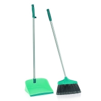 Leifheit stoffer en blik lange steel (84 cm)  SLE00063