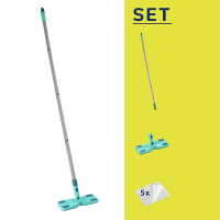 Leifheit vloerwisser set clean & away - Vloerwissen + box met 5 stofdoekjes  SLE00241