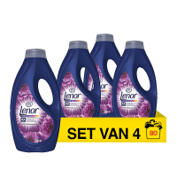 Aanbieding: Lenor Amethist Vloeibaar Wasmiddel | 900 ml | 4 flessen à 20 wasbeurten SLE00641