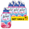 Aanbieding: Lenor Fresh Air Outdoorable Wasverzachter Pink Blossom 462 ml (6 flessen - 198 wasbeurten)