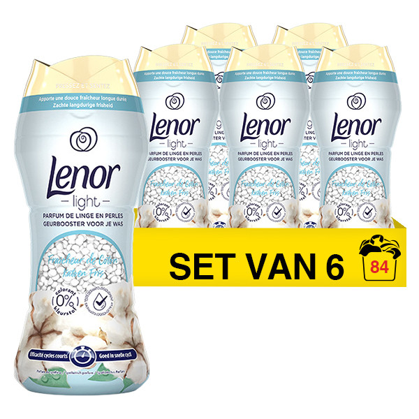 Lenor Aanbieding: Lenor Geurbooster Cotton Fresh (6 x 200 gram)  SLE00325 - 1