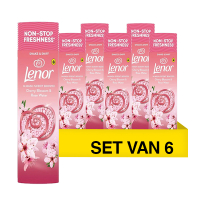 Aanbieding: Lenor Geurbooster Geurparels Cherry Blossom & Rose Water 275 gram (6 stuks - 138 wasbeurten) SLE00645