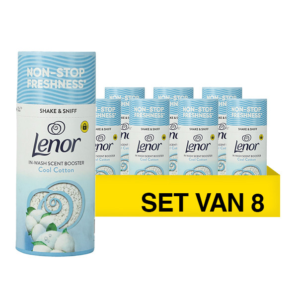 Aanbieding: Lenor Geurbooster Geurparels Cool Cotton (8 stuks à 155 g) SLE00632 - 1