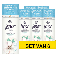 Lenor Aanbieding: Lenor Geurbooster Geurparels Katoen Fris 165 gram (6 verpakkingen - 79 wasbeurten)  SLE00501