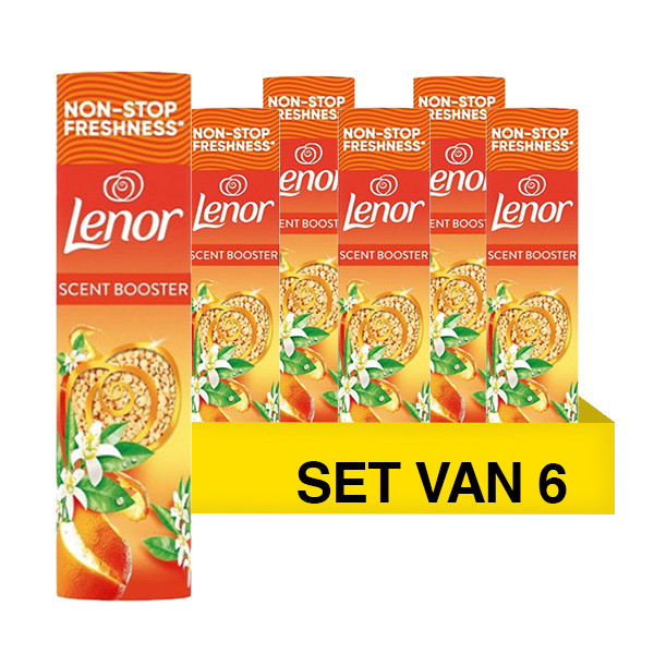 Aanbieding: Lenor Geurbooster Geurparels Orange Blossom & White Verbena 275 gram (6 stuks - 138 wasbeurten) SLE00644 - 1