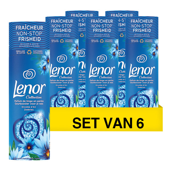 Aanbieding: Lenor Geurbooster Geurparels Zeebries 235 gram (6 flessen - 114 wasbeurten) SLE00403 - 1