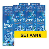 Lenor Aanbieding: Lenor Geurbooster Geurparels Zeebries 235 gram (6 flessen - 114 wasbeurten)  SLE00403