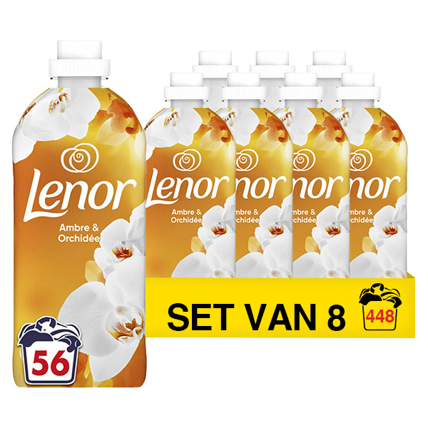 Aanbieding: Lenor Gouden Orchidee Wasverzachter 1176 ml (8 stuks - 448 wasbeurten) SLE00539 - 1