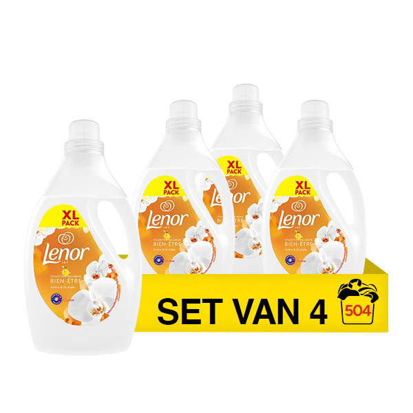 Aanbieding: Lenor Gouden Orchidee Wasverzachter 2646 ml (4 stuks - 504 wasbeurten) SLE00543 - 1