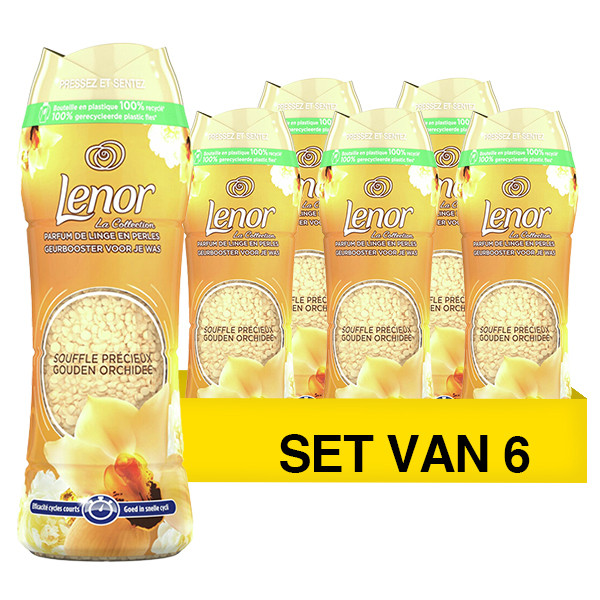 Lenor Aanbieding: Lenor In-Wash Geurbooster Gouden Orchidee  300 g (6 stuks - 132 wasbeurten)  SLE00597 - 1