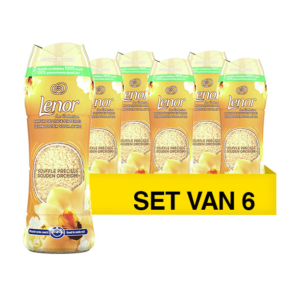 Aanbieding: Lenor In-Wash Geurbooster Gouden Orchidee 300 gram (6 stuks - 132 wasbeurten) SLE00597 - 1