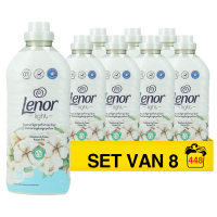 Aanbieding: Lenor Light Wasverzachter Katoen Fris 1155 ml (8 stuks - 448 Wasbeurten) SLE00601