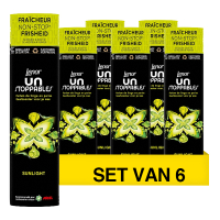 Lenor Aanbieding: Lenor Unstoppables Geurbooster Geurparels Sunlight 290 gram (6 flessen - 144 wasbeurten)  SLE00505