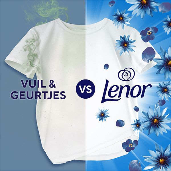Aanbieding: Lenor Vloeibaar Wasmiddel Zeebries 2250 ml (4 flessen - 200 wasbeurten) SLE00688 - 6