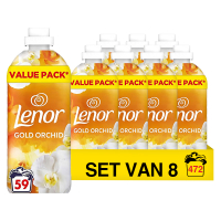 Lenor Wasverzachter Amber &amp; Orchidee 1239 ml (8 flessen - 472 wasbeurten)