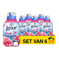 Lenor Aanbieding: Lenor Wasverzachter Fresh Air Outdoorable Fleurige Bloesem 3024 ml (6 flessen - 216 wasbeurten)  SLE00553