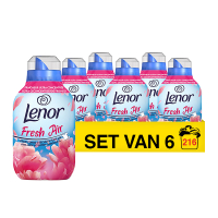 Aanbieding: Lenor Wasverzachter Fresh Air Outdoorable Fleurige Bloesem 3024 ml (6 flessen - 216 wasbeurten) SLE00553
