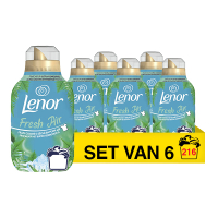 Lenor Aanbieding: Lenor Wasverzachter Fresh Air Outdoorable Noorderlicht 3024 ml (6 flessen - 216 wasbeurten)  SLE00547