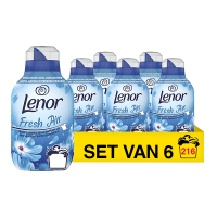 Lenor Aanbieding: Lenor Wasverzachter Fresh Air Outdoorable Ochtendfris 3024 ml (6 flessen - 216 wasbeurten)  SLE00545
