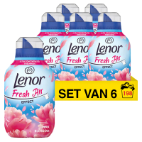 Lenor Aanbieding: Lenor Wasverzachter Fresh Air Outdoorable Pink Blossom 462 ml (6 flessen - 198 wasbeurten)  SLE00313