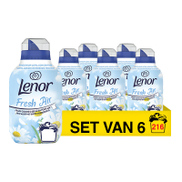 Lenor Aanbieding: Lenor Wasverzachter Fresh Air Outdoorable Sensitive 3024 ml (6 flessen - 216 wasbeurten)  SLE00551