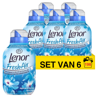 Lenor Aanbieding: Lenor Wasverzachter Fresh Air Outdoorable Spring Awakening 462 ml (6 flessen - 198 wasbeurten)  SLE00315
