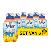 Aanbieding: Lenor Wasverzachter Fresh Air Outdoorable Stralende Zon 3024 ml (6 flessen - 216 wasbeurten) SLE00555