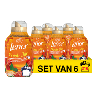 Lenor Aanbieding: Lenor Wasverzachter Fresh Air Outdoorable Tropische Zon 3024 ml (6 flessen - 216 wasbeurten)  SLE00579