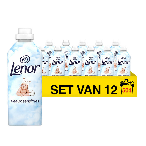 Aanbieding: Lenor Wasverzachter Fresh Air Sensitive 10584 ml (12 flessen - 504 wasbeurten) SLE00565 - 1
