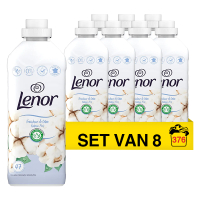 Lenor Aanbieding: Lenor Wasverzachter Katoen 987 ml (8 flessen - 376 wasbeurten)  SLE00491