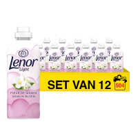 Aanbieding: Lenor Wasverzachter Light Jasmijnbloem 10584 ml (12 flessen - 504 wasbeurten) SLE00567