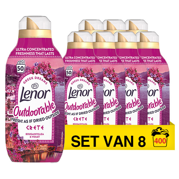 Aanbieding: Lenor Wasverzachter Outdoorable Crete 700 ml (8 flessen - 400 wasbeurten) SLE00678 - 1