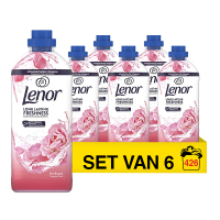 Aanbieding: Lenor Wasverzachter Rose Bouquet 1491 ml (6 flessen - 426 wasbeurten) SLE00692