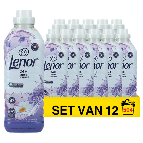 Aanbieding: Lenor Wasverzachter Violet Bloesem 882 ml (12 stuks - 504 wasbeurten) SLE00658 - 1
