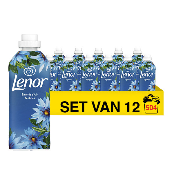 Aanbieding: Lenor Wasverzachter Zeebries 10584 ml (12 flessen - 504 wasbeurten) SLE00569 - 1