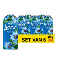 Aanbieding: Lenor Wasverzachter Zeebries 1722 ml (6 flessen - 492 wasbeurten) SLE00441