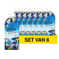 Lenor Aanbieding: Lenor wasverzachter Calanques Provencales 1155 ml (8 flessen - 55 wasbeurten)  SLE00525