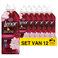 Lenor Aanbieding: Lenor wasverzachter Jasmijn & Rose de Mai 840 ml (12 flessen - 480 wasbeurten)  SLE00431
