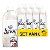 Lenor Aanbieding: Lenor wasverzachter Lime & Sea 1.15 liter (8 flessen - 400 wasbeurten)  SLE00258