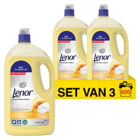 Lenor Aanbieding: Lenor wasverzachter Professional Summer Breeze 4 liter (3 flessen - 600 wasbeurten)  SLE00143