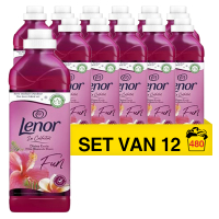 Lenor Aanbieding: Lenor wasverzachter Wilde Bloeiende Bloemen (12 flessen - 480 wasbeurten)  SLE00151