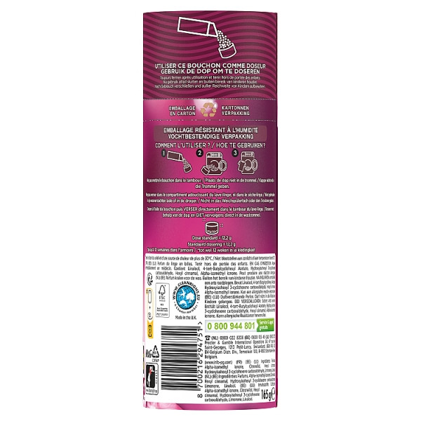 Lenor Geurbooster Geurparels Jasmijn & Rose De Mai 165 gram (14 wasbeurten)  SLE00452 - 6