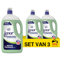 Lenor Professional Aanbieding: Lenor Professional Wasverzachter Fresh Protection 4 L (3 flessen - 600 wasbeurten)  SLE00593
