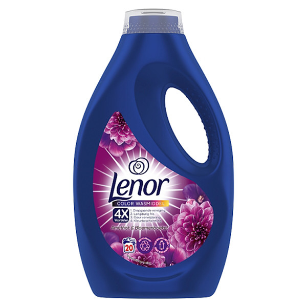 Lenor Vloeibaar Wasmiddel Amethist & Bloemenboeket 900 ml (20 wasbeurten)  SLE00476 - 1