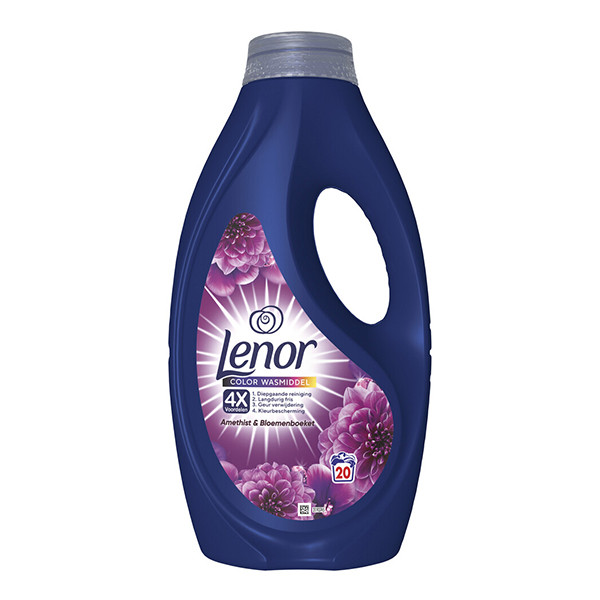 Lenor Vloeibaar Wasmiddel Amethist & Bloemenboeket 900 ml (20 wasbeurten) SLE00640 - 1