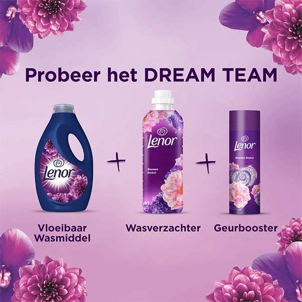 Lenor Vloeibaar Wasmiddel Amethist & Bloemenboeket 900 ml (20 wasbeurten) SLE00640 - 3