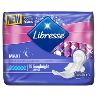 Libresse Maxi Goodnight Maandverband (10 stuks) SLI00012