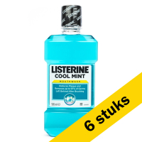 Listerine Aanbieding: 6x Listerine Cool Mint mondwater milde smaak (500 ml)  SLI00031